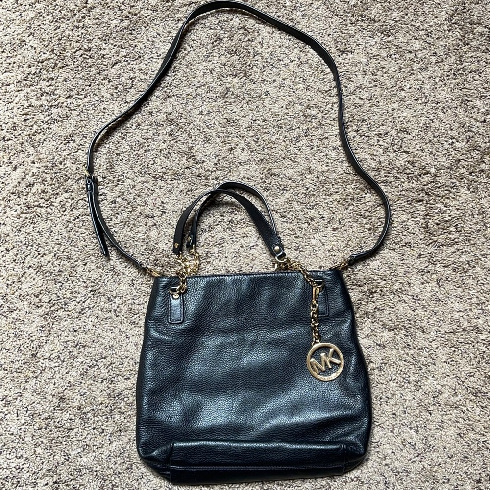 Michael Kors crossbody with gold detailing